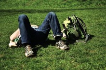 Zaino da trekking per escursioni: lo zaino è un inseparabile compagno per l'escursionista.