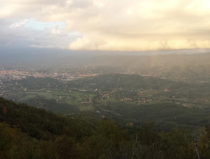Panorama su Arezzo