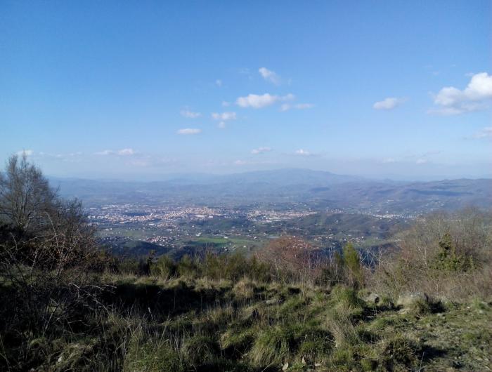 Arezzo vista dal Monte lignano