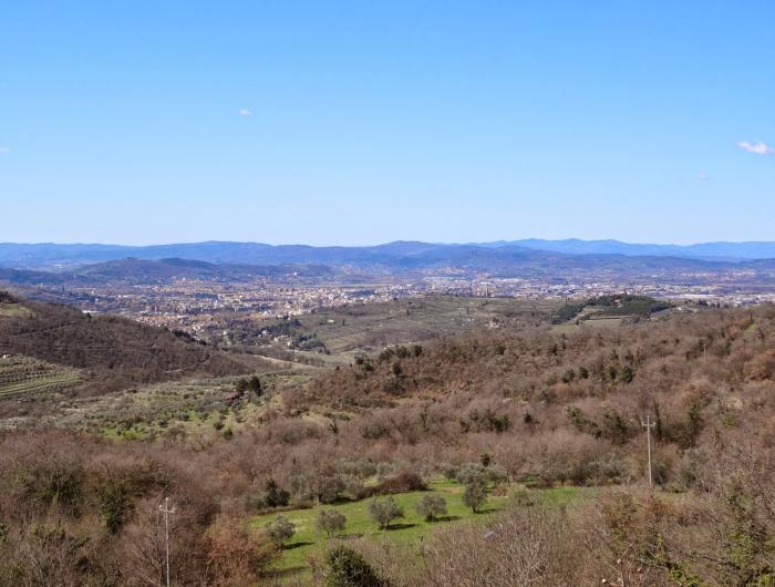 Panorama su Arezzo da San Marino Poti