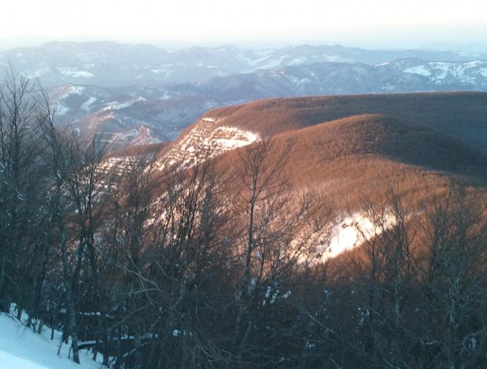 Panorama dal Monte Falco con Neve