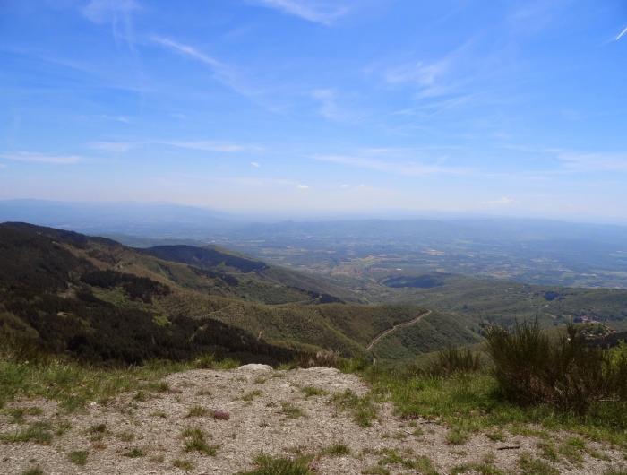 Trekking in Pratomagno Foto Panoramica da Monte Lori